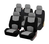 VéHicule Protection Tapis Housses Siège Voiture Faites Sur Commande Seau 1ère Rangée Pour Ford Pour 2WD 2015-2020 Pour 4WD 2017-2020 Housse Couvre Sieges(Grey)