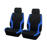 VéHicule Protection Tapis Housses Siège Voiture Universelles Tissu avec Airbag Éponge Compatible La Plupart des SUV Camion Van Housse Couvre Sieges(Blue 2 Seat)