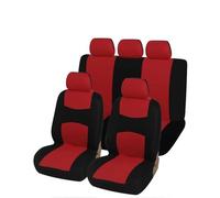 VéHicule Protection Tapis Les Housses Siège Voiture S'adaptent À Plupart Camions avec Un Tissu Éponge 2 Mm pour Chevy pour Plymouth Housse Couvre Sieges(Red B)