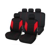 VéHicule Protection Tapis Les Housses Siège Voiture S'adaptent À Plupart Camions avec Un Tissu Éponge 2 Mm pour Chevy pour Plymouth Housse Couvre Sieges(Red C)