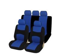VéHicule Protection Tapis Les Housses Siège Voiture S'adaptent À Plupart Camions avec Un Tissu Éponge 2 Mm pour Chevy pour Plymouth Housse Couvre Sieges(Blue B)
