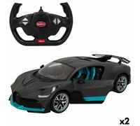 Véhicule radiocommandé Bugatti Divo 1:14 gris foncé (2 pièces)