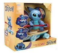 Jada - Disney Radio-Commandée Stitch Surfer - Personnage Tourne à 360° - Se Relève Tout Seul - sous Licence Officielle - A Partir de 3 Ans