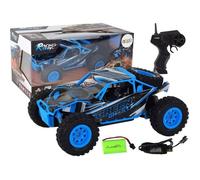 Vehicule radiocommande Leantoys Voiture tout-terrain télécommandée R/C 1:24 Bleu