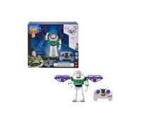Mattel Disney · Pixar Buzz l’Éclair Volant Édition High-Tech, Ranger de l’Espace télécommandé à Ailes déployables Issu de Toy Story 5, JKV53