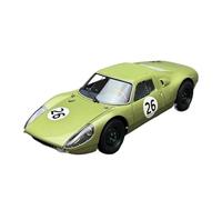 Véhicule Réplique Fidèle De Voiture Modèle De Voiture De Luxe en Alliage Finition 1/18 for Carrera 904 GTS Ornements De Salon en Métal Véhicules à Moteur(Green)