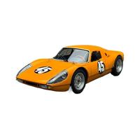 Véhicule Réplique Fidèle De Voiture Modèle De Voiture De Luxe en Alliage Finition 1/18 for Carrera 904 GTS Ornements De Salon en Métal Véhicules à Moteur(Yellow)