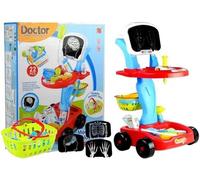 Véhicule sanitaire avec accessoires 22 éléments - multicolore
