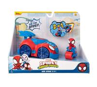 Véhicule 2 en 1 Web Strike Ses Amis Extraordinaires de Marvel - Lance Spidey sur Son Web Cycle - Jouet Indispensable pour Tous Les Fans de Spidey
