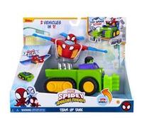 Jazwares Jouet Tank allié Spidey et ses amis extraordinaires Marvel – Hulk 15 cm & Spidey 10 cm