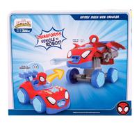 Véhicule Spidey Et Ses Incroyables Amis Marvel - Spiderman Mech Web Crawler Rouge Et Bleu TU