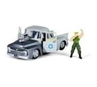 Jada Street Fighter Ii 1956 Ford Pickup 1:24 Vehicle Argenté Enfants