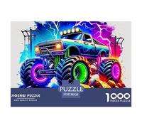 Véhicule Tout Terrain 1000 Pièces Puzzle pour Adultes Enfants D'étude Confortables Jouets De Jeu Stimulants Cadeau Unique 38x26cm/1000pcs