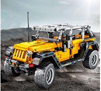 Véhicule Tout-Terrain À Construire, 601 Pièces, Briques De Voiture À Tirer, Technique Moc, Ville Mécanique Créative, Jouet Pour Enfant, Garçon