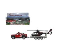 Véhicule tout-terrain avec remorque héliportée 35cm Metal Retraite