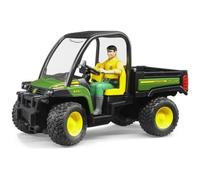 Véhicule tout terrain John Deere Gator XUV855D avec figurine - BRUDER
