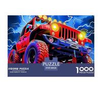 Véhicule Tout Terrain Puzzle 1000 Pièces Adultes Et Enfants À Partir De 14 Ans D'étude Confortables Jeu D'Intelligence De l'art Cadeau Unique 38x26cm/1000pcs