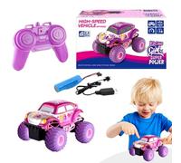 Véhicule tout-terrain, radiocommandé, avec fonction cascade, 2,4 GHz, voiture tout-terrain, pour et filles à partir de 5 ans et fête d'anniversaire