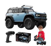Véhicule tout-terrain - Voiture télécommandée RC Acrobatique 1 16 | Modèle Crawler avec lumières LED Camion 2.4 GHz pour divertissement adultes à la maison jardin fêtes d'anniversaire cadeau
