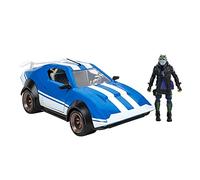 Fortnite Véhicule Whiplash Joy Ride avec figurine articulée X-Lord de 10 cm Bleu et Blanc