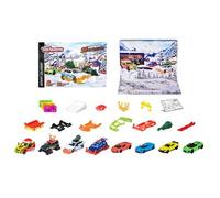 Majorette - Calendrier de l'Avent - 24 Fenêtres - 8 Véhicules Die Cast Dont 5 Exclusifs - Accessoires - Dès 3 Ans - 212051026