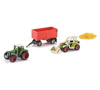 siku 6304 - Coffret cadeau agriculture, Métal/Plastique, Multicolore, Combinaison de jouets, Eléments mobiles