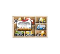 Melissa & Doug Véhicules De Chantier De Construction En Bois