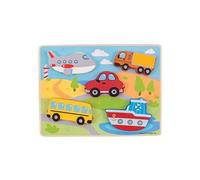 Véhicules de puzzle en bois, 5dlg.