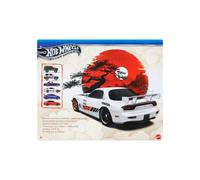 Véhicules en métal Hot Wheels Silver Series Streets of Japan Coffret 6 pièces 1/64 Multicolore