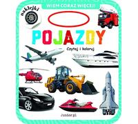 Véhicules. Lisez et coloriez. J'en sais de plus en plus - Arrangement collectif (Für Kinder, Bücher mit Aufklebern auf Polnisch)