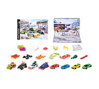 Majorette – Calendrier de l'Avent 24 fenêtres – 8 véhicules die-cast (5 exclusifs)