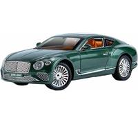 Véhicules métal moulé sous Pression l'épour Chelle 1:24 pour Bentley Continental GT Classic Sedan modèle réduit Voiture Alliage Jouet Dynamique Ornements(Vert)