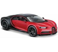Véhicules métal moulé sous Pression l'épour Chelle 1:24 pour Bugatti Divo : Chiron modèle réduit Voiture Sport Alliage Jouet Maquette Statique Ornement(Divo Red)