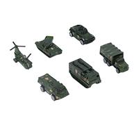 Véhicules Militaires Moulés sous Pression, Conception Réaliste, Jouets Militaires Coulissants pour Garçons de 3 Ans et Plus, Ensemble coloré en Alliage pour Le Développement de la motricité