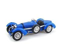 BBurago Voiture miniature Bugatti Type 59 1934 1:18 Métal Bleu Capot ouvrant