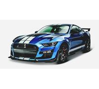 Véhicules Miniatures Die Cast 1/18 Ford Shelby - Bleue Et Blanche