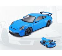 Véhicules Miniatures Die Cast 1/18 Porsche 911 Gt3 2022 - Bleue