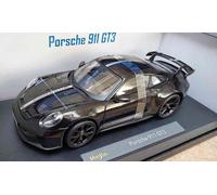 Véhicules miniatures Die Cast 1/18 PORSCHE 911 GT3 2022 - Noire avec bande
