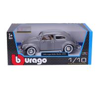 Véhicules Miniatures Die Cast 1/18 Volskwagen Coccinelle Kafer Beetle 1955 - Gris-May-Cheong-Group