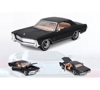 Véhicules Miniatures Die Cast 1/24 Buick Riviera 1965 - Noire