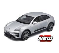 Véhicules miniatures Die Cast 1/24 PORSCHE Macan Turbo Electrique 2024 - Argente