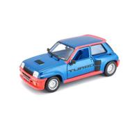 Miniatures montées - Renault R5 Turbo bleu 1980 1/24 Burago