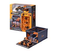 Véhicules miniatures Die Cast 1/43 FORMULE 1 Pit stop (figurines mécaniciens + stand + accessoires) - McLaren #Norris