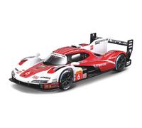 BBurago – Voiture de course Porsche Penske 963 n°6 – 1:43 – Boîte cristal, édition collector