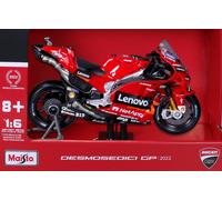 Véhicules Miniatures Die Cast 1/6 Moto Gp Racing - Ducati Lenovo 2022 #63 Bagnaia
