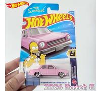 Véhicules miniatures Hot Wheels authentiques 2026 E 1/64 Série Mainline : Simpsons, Pagani, Audi, Mazda, Dodge - Modèles de collection en métal moulé sous pression THE SIMPSONS FAHILY