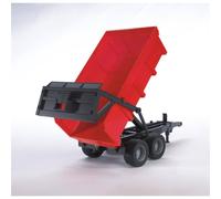 Véhicules Miniatures - Remorque Basculante Avec Paroi Arrière Automatique Rouge TU
