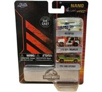 Vehicules miniatures x3 Jurassic World Nano Hollywood Rides Jada Toys