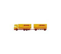 VEHICULES MINIS MAN F90, 3-achs Koffer-Hängerzug DHL ECHELLE N