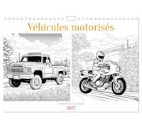 Véhicules motorisés (Calendrier mural 2027 DIN A4 vertical), CALVENDO calendrier mensuel: Découvrez notre calendrier de coloriage, un compagnon amusant pour chaque mois de l'année.
